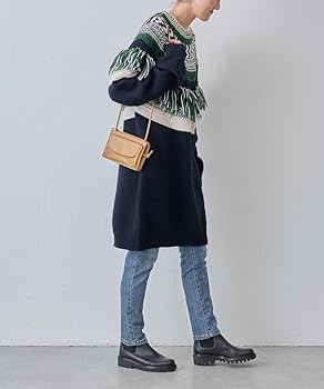 [BEARDSLEY] [ビアズリー] ジャガードフリンジニットチュニック ビアズリー BEARDSLEY ジャガードフリンジニットチュニック